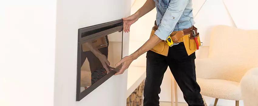 Metal Fireplace Installation in Wasco, California