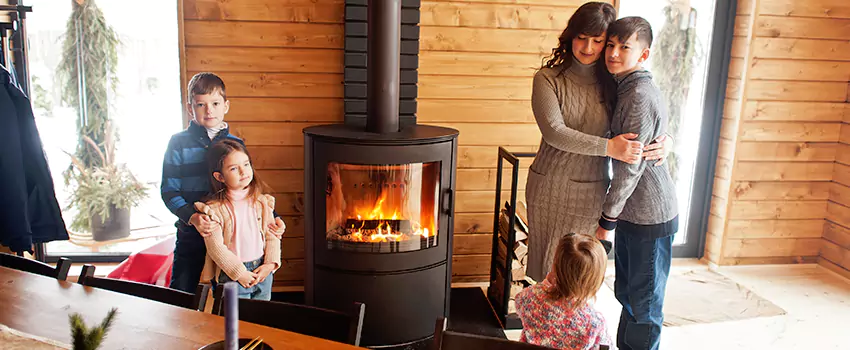 Morso Cast Iron Fireplace Insert Installation in Wasco, California