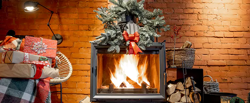 Travis Industries Linear Gas Fireplace Installation in Wasco, California