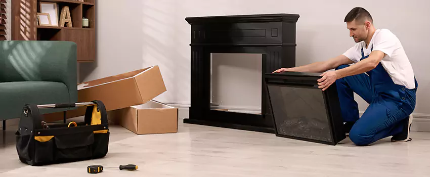 Old Rusted Metal Fireplace Repair And Replacement in Wasco, CA